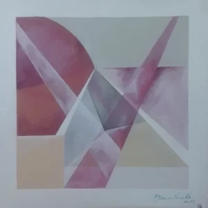 Denise Kovalski Construtivismo - Acrílico sem tela s moldura